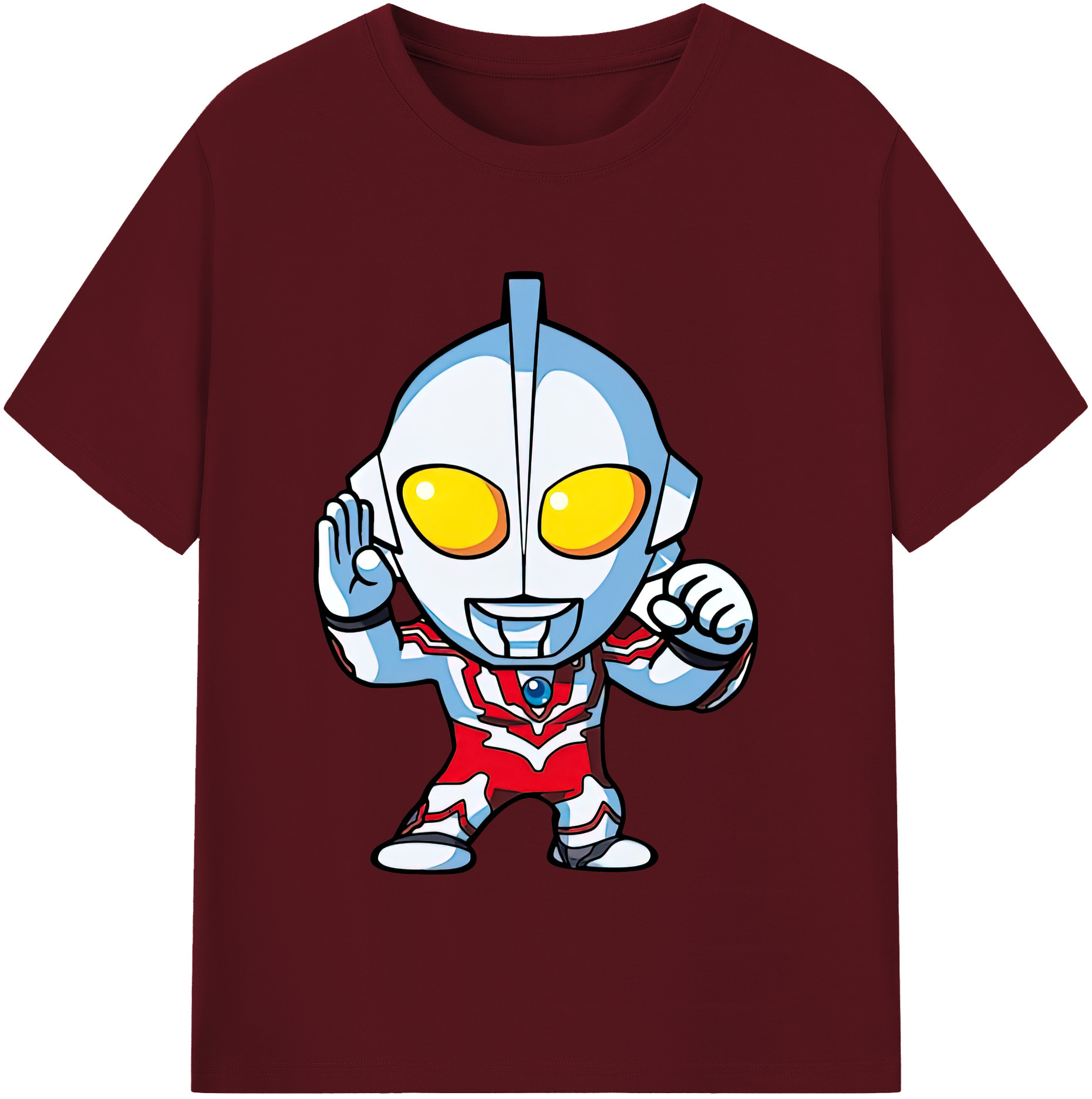 （画像用） ウルトラマン Ultraman 綿100％半袖Tシャツ（フロントプリント）